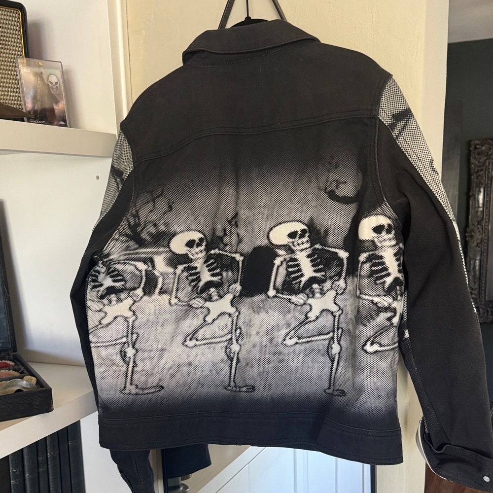 Disney Black and White Skeleton Dance Jacket - Picture 4 of 4
